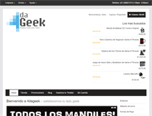Tablet Screenshot of 4dageek.com